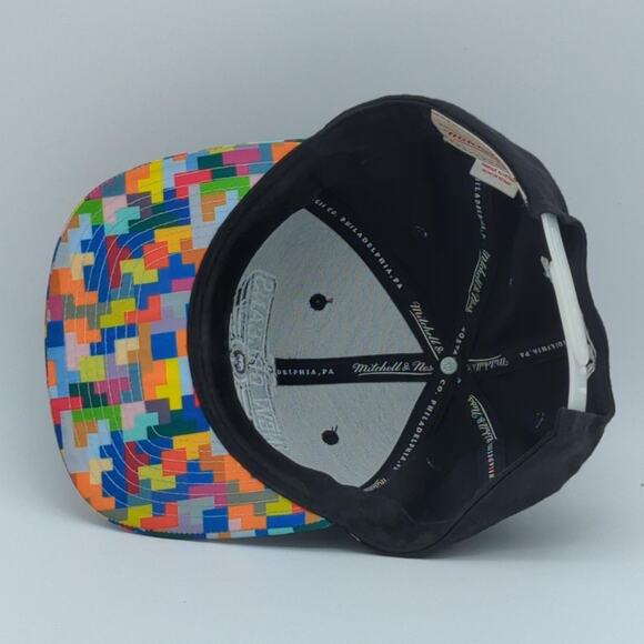 New Orleans Pelicans Hat Cap Snap Back Mitchell & Ness NBA Basketball Retro Mens - Picture 10 of 11